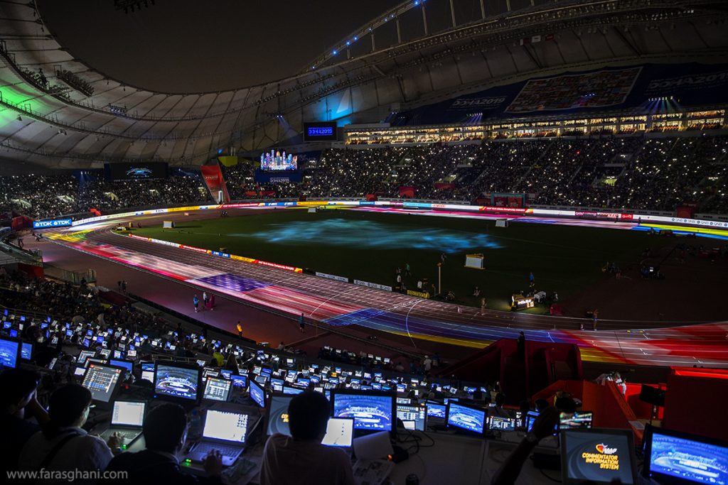 IAAF Light Show